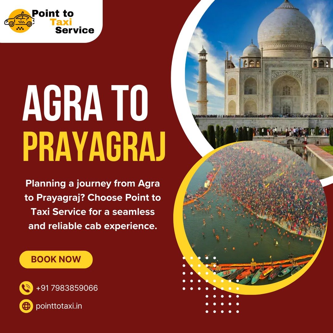 Agra to Prayagraj Taxi Service